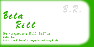 bela rill business card